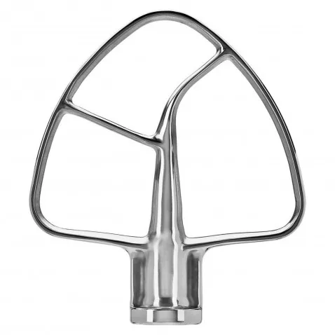 KitchenAid 5KSM5THFBSS Flachrührer, Edel Zubehör für