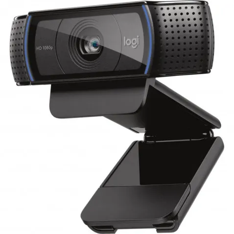 Logitech C920 Pro USB schwarz Full-HD-Webcam mit