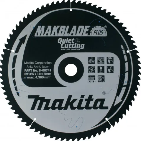 Makita B-08741 Hm-Sägeblatt für