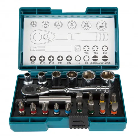 Makita B-54081 Ratschen- ,Bit-Set 21