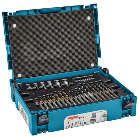 Makita Bohrer-/Bitset, 65-tlg. Makpac Bohr/Schraub