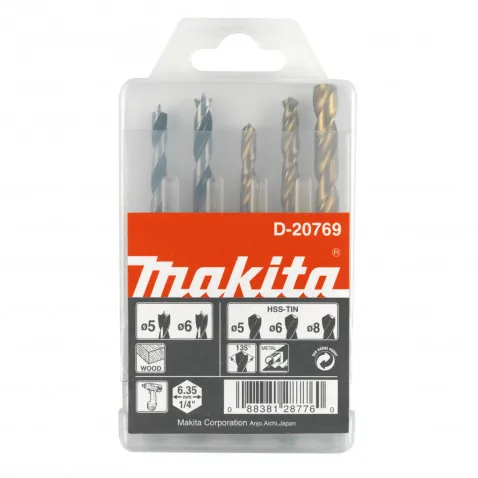 Makita D-20769 Bohrerset 5Stk