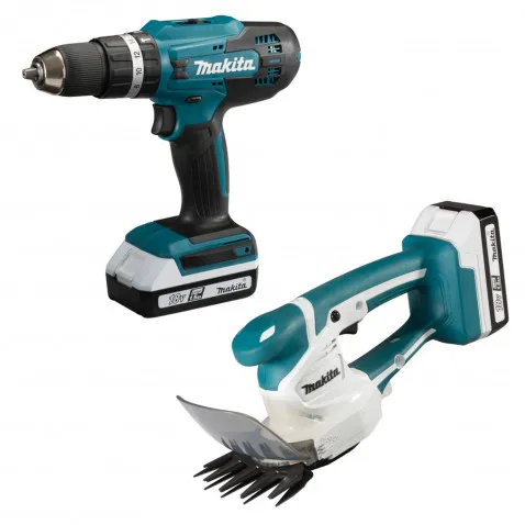 Makita DK18B56Y G-Serie Combo Akku-Grasschere u.