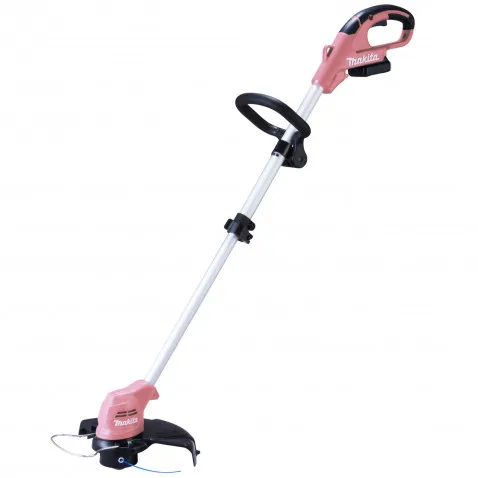 Makita UR100DSAP Akku-Rasentrimmer rosa mit einem 2,0 Ah