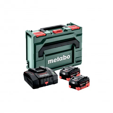 Metabo Basic Set 2 x LiHD 10 Ah ASC290 + metaBOX