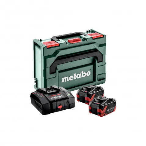 Metabo Basis-Set 2x LiHDX 8.0 Ah ASC 290 ASC 290 + metaBOX