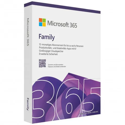 Microsoft Office 365 Family 1 Jahr PKC EP2-32369 für