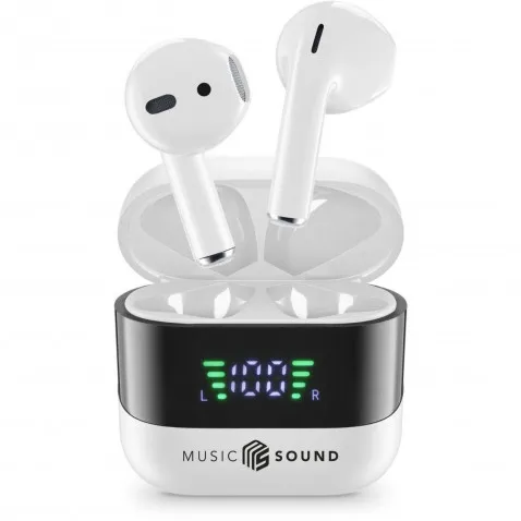 Music Sound Pod Headset Spark weiss True Wireless für