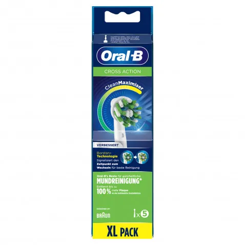 Oral-B Aufsteckbürsten Cross Action 5er CleanMaximizer,
