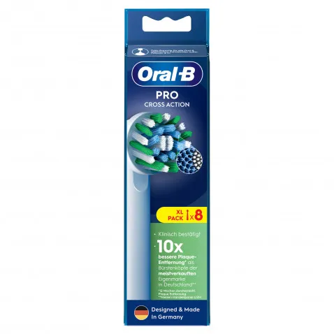 Oral-B Aufsteckbürsten Pro CrossAction 8 Ersatzbürsten,