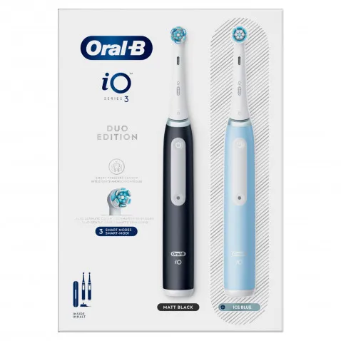 Oral-B iO Series 3n mit 2. Handstück Matt Black/Ice