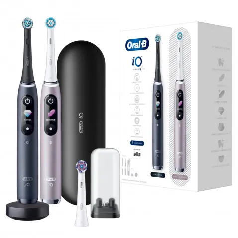 Oral-B iO Series 9 Black Onyx/Rose Quartz mit 2.