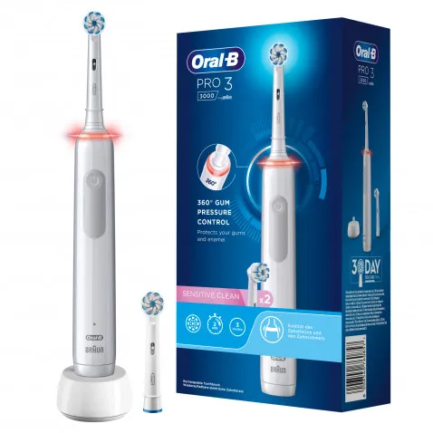 Oral-B Pro 3 3000 Sensitive Clean White Elektrische