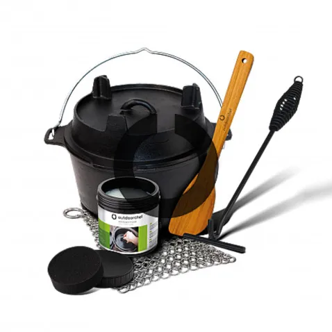 Outdoorchef Dutch-Oven Set 5,7 Liter inkl. Deckelheber,