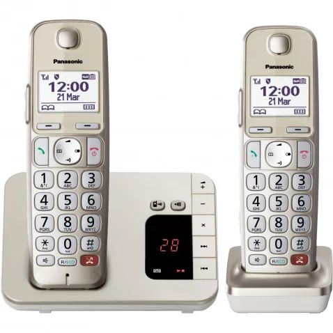 Panasonic KX-TGE262GN champagner Schnurlostelefon