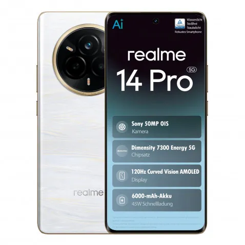 Realme 14 Pro 5G Pearl White