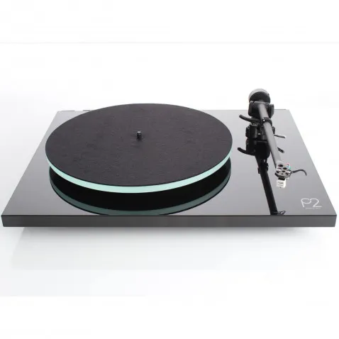 Rega Planar 2 Plattenspieler schwarz mit Tonabnehmer