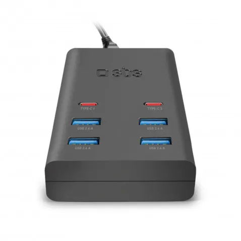 SBS Ladestation mit 6 Ports