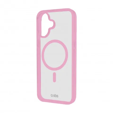 SBS Mag Frame Case pink für iPhone 16