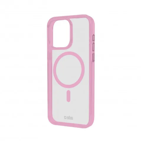 SBS Mag Frame Case pink iPh. 16 Pro Max