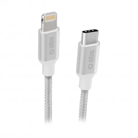 SBS USB-C auf Lightning-Kabel 1m