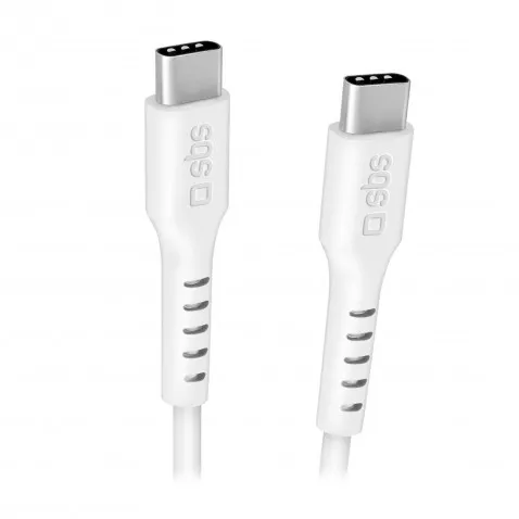 SBS USB-C – USB-C-Kabel 3m weiss