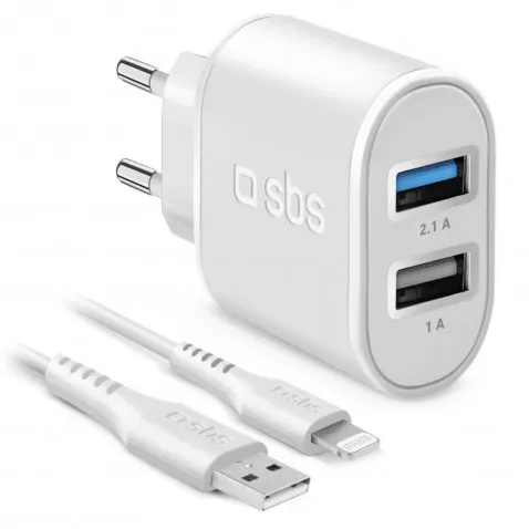 SBS Wall Charger Kit 10W weiss
