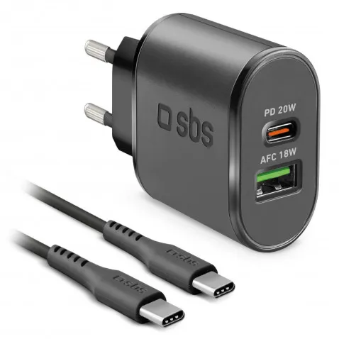 SBS Wall Charger Kit 20W schwarz