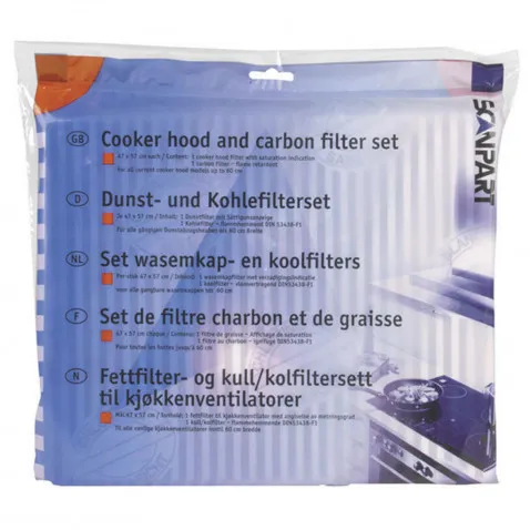 Scanpart 32670 Fett-Aktivkohlefilterset Vivanco