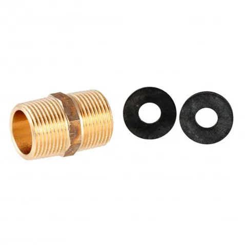 Scanpart 57027 Doppelnippel Rotguss Vivanco