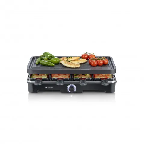 Severin RG9670 Raclette- Partygrill 8 Pfännchen, 1400