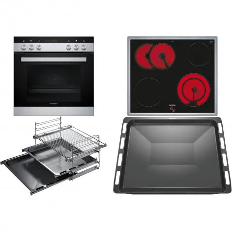 Siemens Extraklasse MKE2KA175 IQ100 Herdset, HE113FBS2