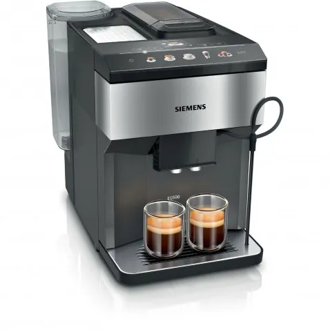Siemens TP517DF3 EQ.500 Extraklasse Edelstahl, Schwarz,