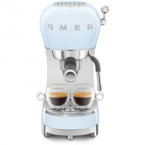 SMEG ECF02PBEU Espresso-Kaffeemaschine 50's Style,
