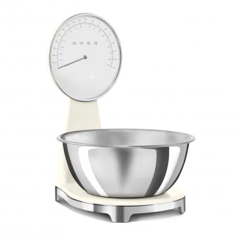 SMEG KSF01CRWW Küchenwaage digital und analog,