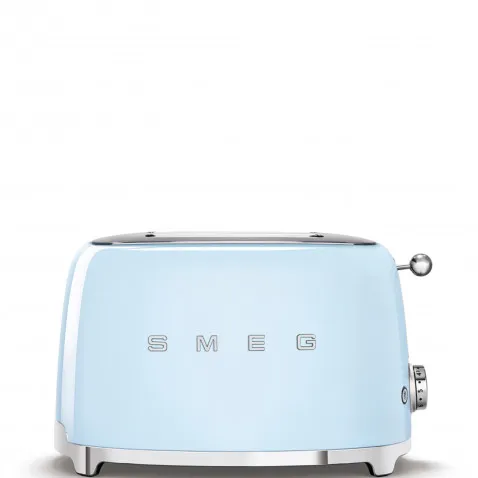 SMEG TSF01PBEU 2-Schlitz-Toaster Kompakt 50's Retro Style,