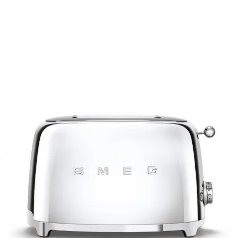 SMEG TSF01SSEU 2-Schlitz-Toaster Kompakt 50's Retro Style,