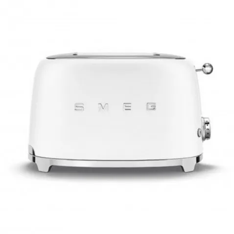 SMEG TSF01WHMEU2-Schlitz-Toaster Kompakt 50's Retro Style,