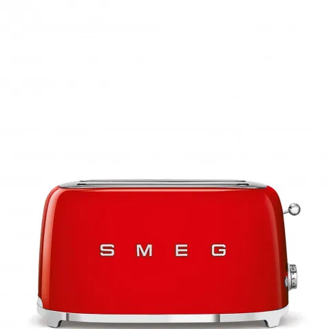 SMEG TSF02RDEU 2-Schlitz-Toaster Lang 50's Retro Style,