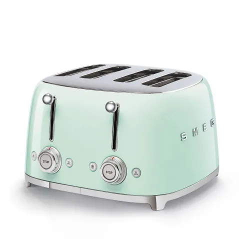 SMEG TSF03PGEU 4-Schlitz-Toaster 50's Retro Style,