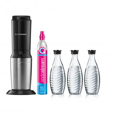 Sodastream CRYSTAL 3.0 Wassersprudler Vorteilspack mit 3