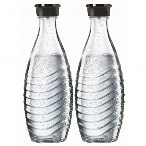 SodaStream Glaskaraffe Duopack Spülmaschinenfest,