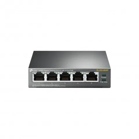 TP-Link TL-SG1005P Gigabit Switch 5x RJ-45,