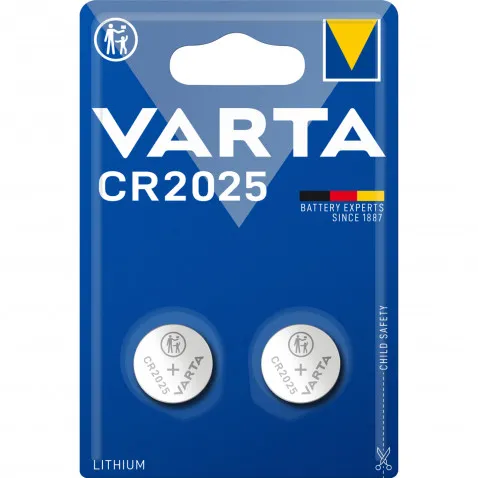 VARTA CR 2025 2x Batterien 6025 101