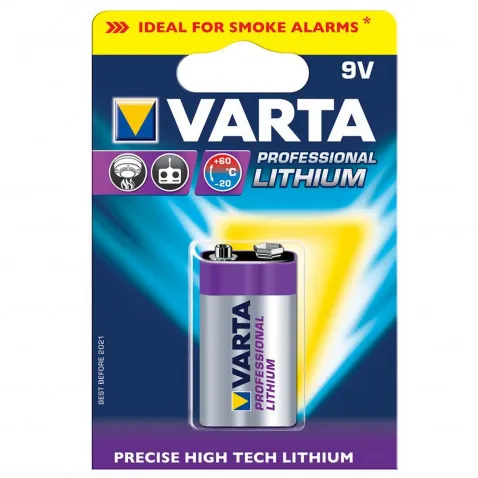 VARTA Lithium 9V Batterie 6122 301
