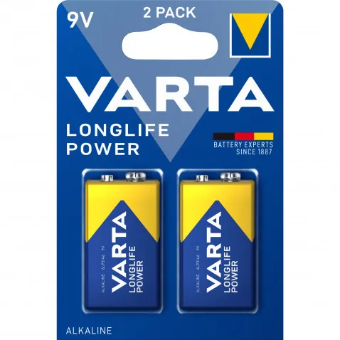 VARTA Longlife Power 9V 2 Stk 04922 121