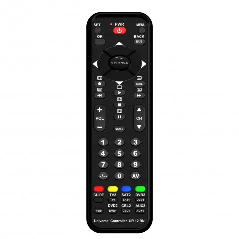 VIVANCO 12in1 Universalfernbedienung VIVANCO 34875 UR