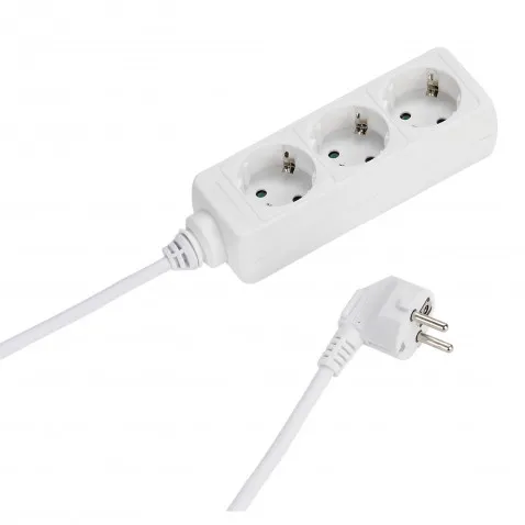 VIVANCO 3er Steckdosenleiste weiß 1,4m VIVANCO 27013 EBL