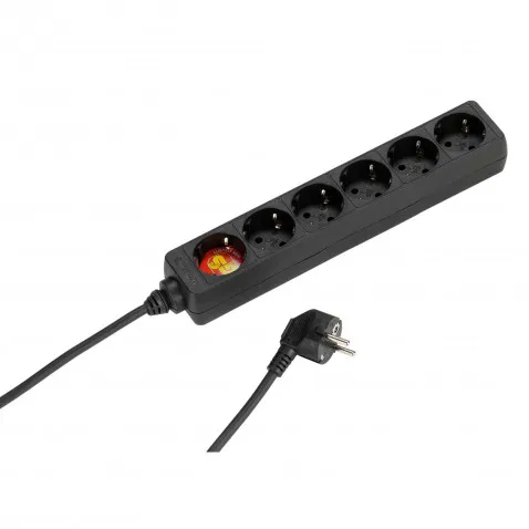 VIVANCO 6er Steckdosenleiste schwarz 1,4 VIVANCO 28259 E6
