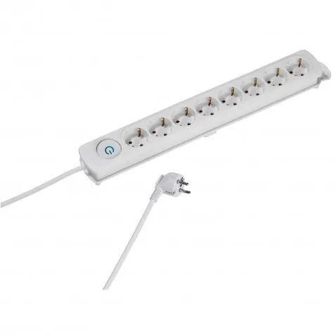 Vivanco 8er Steckdosenleiste weiss 1,4m Extra großer